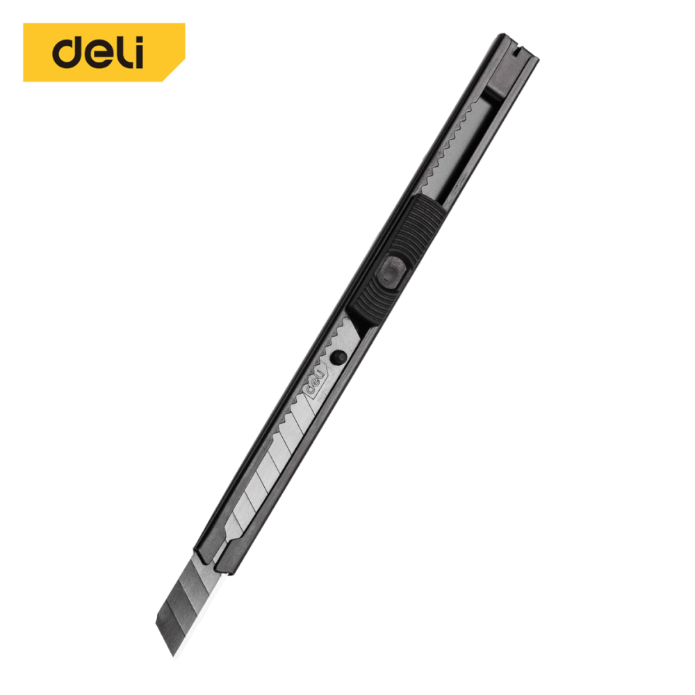 คัตเตอร์ DELI EDL007B-BK-01 สีดำ_0